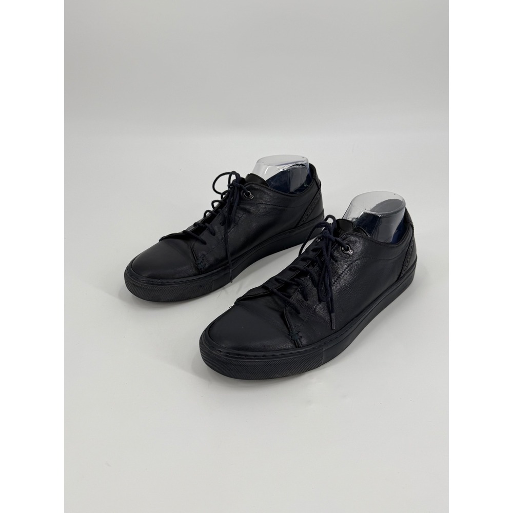 Ted Baker London Mens Black Leather Brogue Low Top Sneakers Size 9